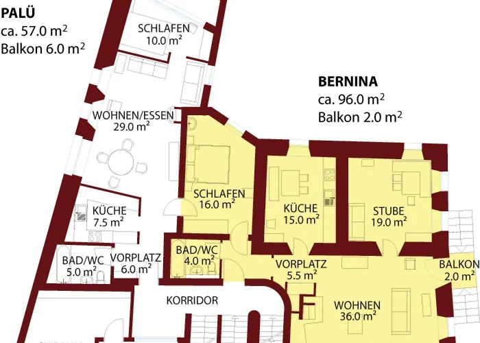 Apartment Chesa Michel Bever